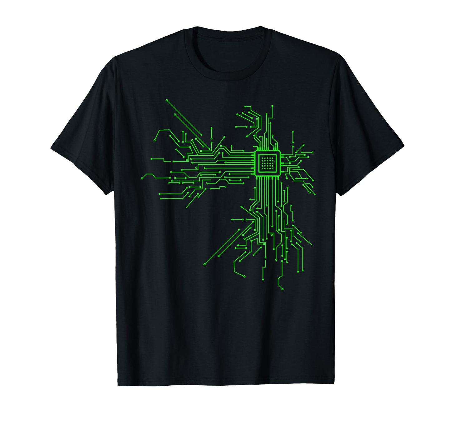 CPU Heart Circuit Board Funny Programmer Technology Core T-Shirt