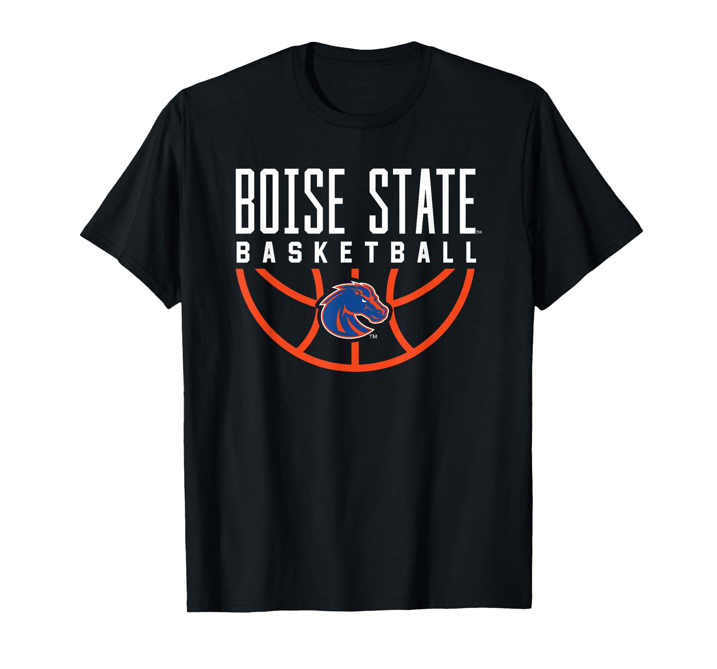 Boise State University BSU Broncos Basketball Arch T-Shirt
