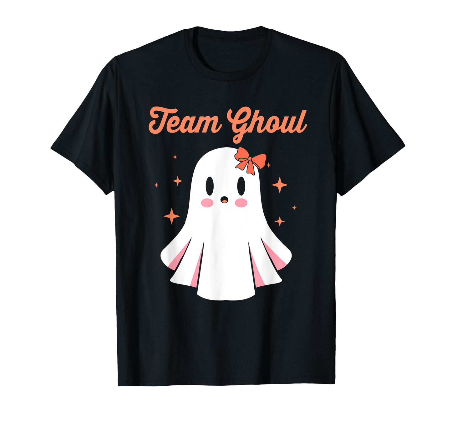 Baby Shower Team Girl Halloween Gender Reveal Team Ghoul T-Shirt