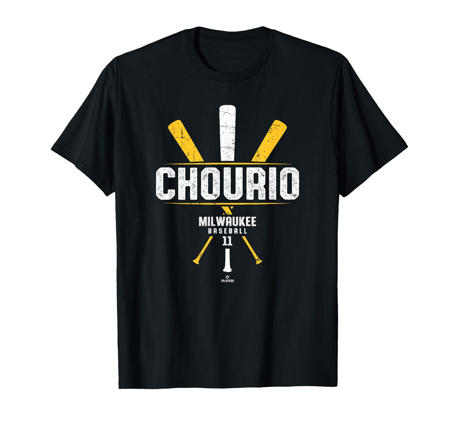 Vintage Baseball Bat Gameday Jackson Chourio Milwaukee T-Shirt