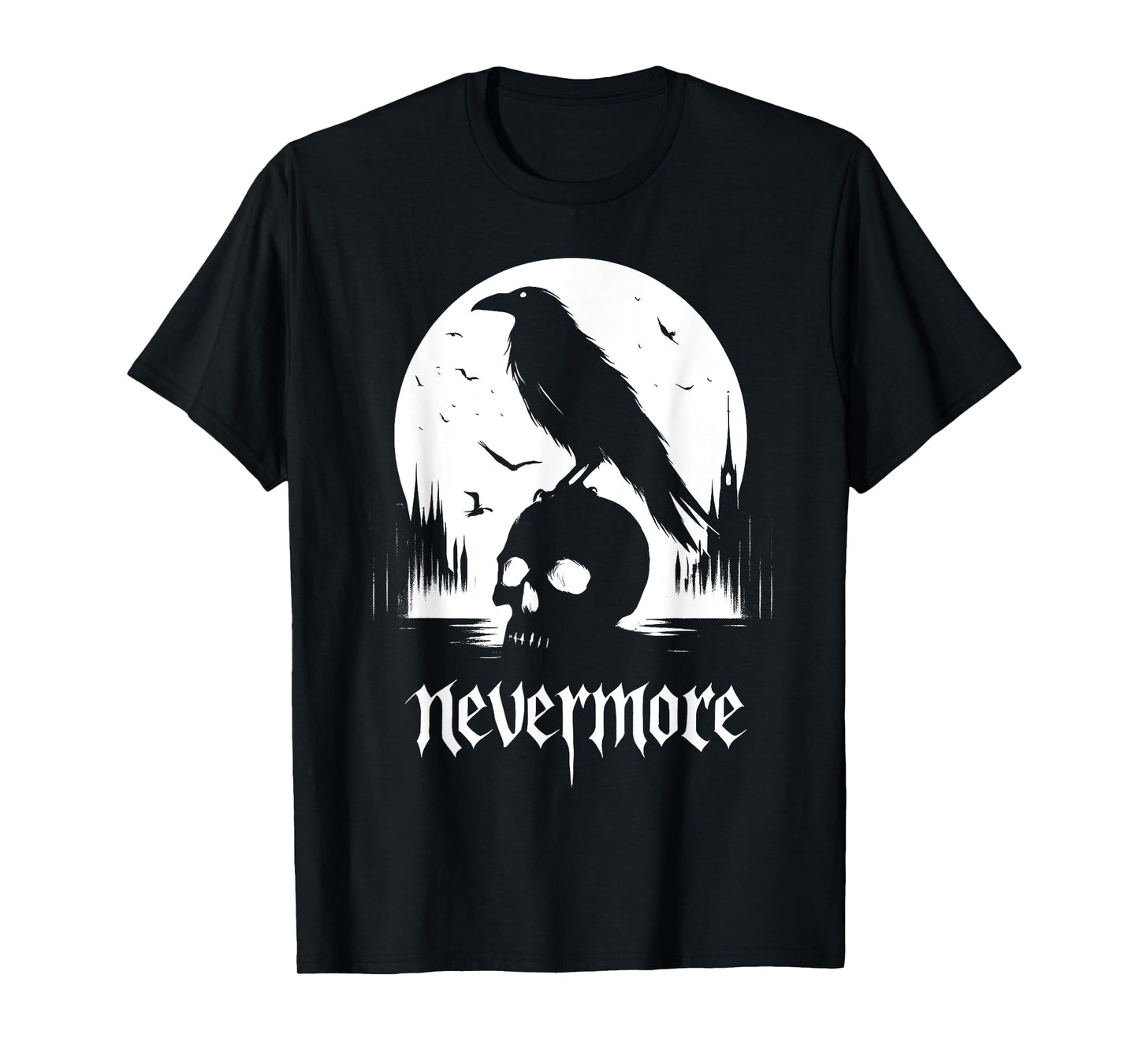 Edgar Allan Poe The Raven Nevermore T-Shirt