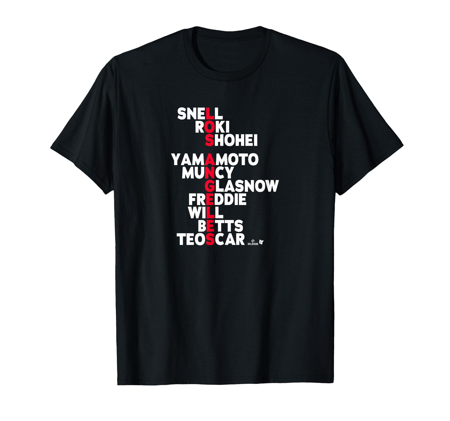 Los Angeles Names 2025 - Los Angeles Baseball T-Shirt