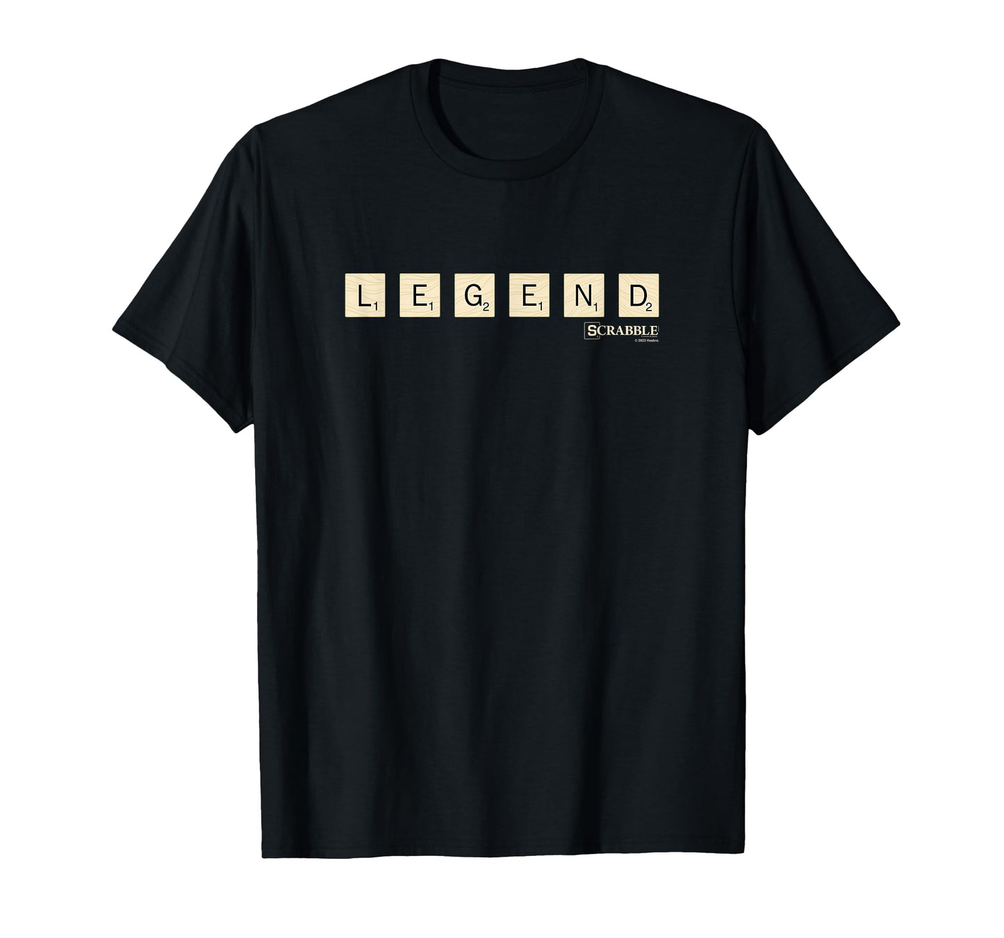 Scrabble Legend Vintage Letter Tiles Logo T-Shirt