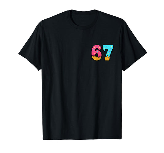 Cute 67 Six Seven Ice Cream Drip Sport 78 Fun Mason Meme T-Shirt