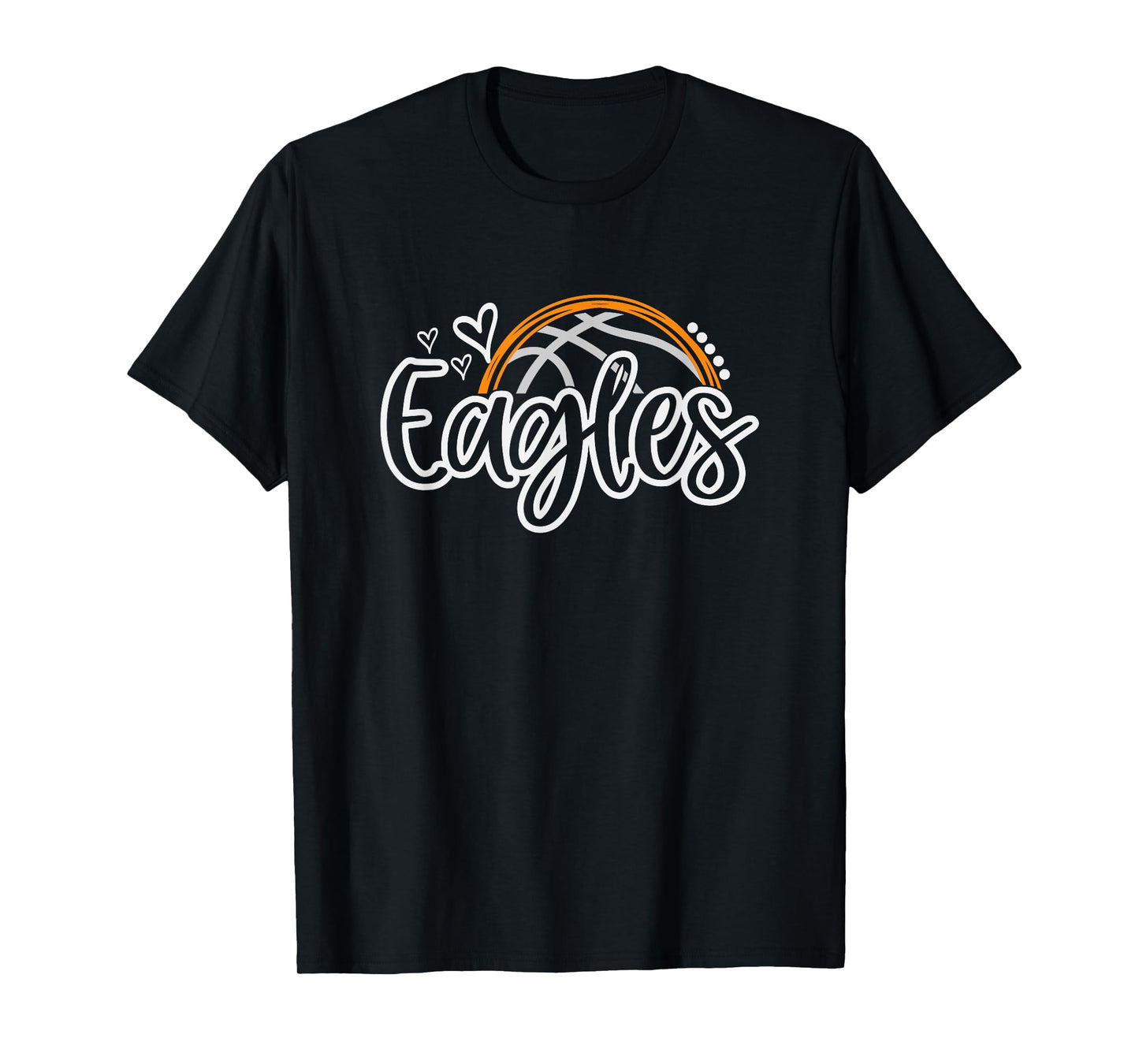 Basketball Eagles School Sports Fan Team Spirit T-Shirt