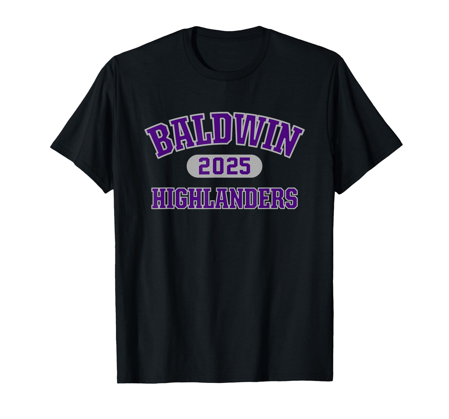 Baldwin Highlanders High School Arch 2025 T-Shirt