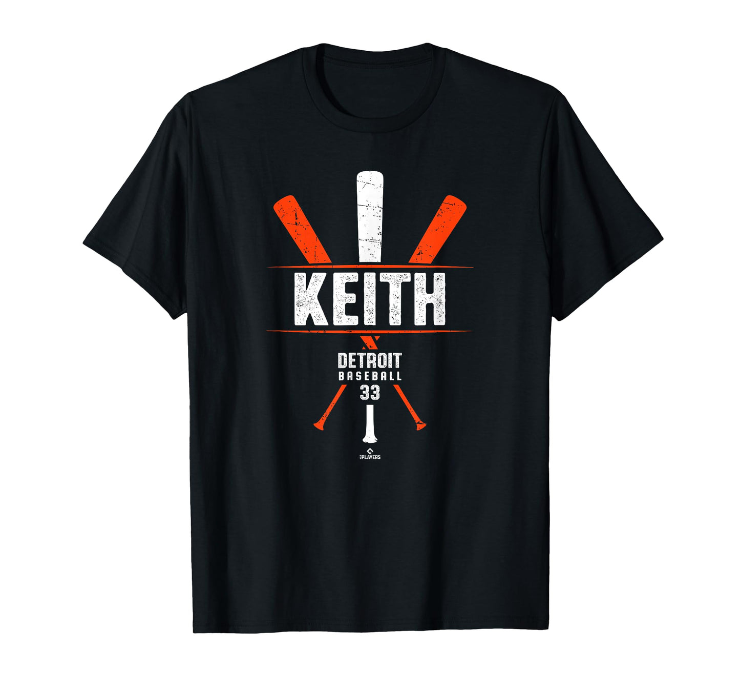 Vintage Baseball Bat Gameday Colt Keith Detroit Baseball T-Shirt