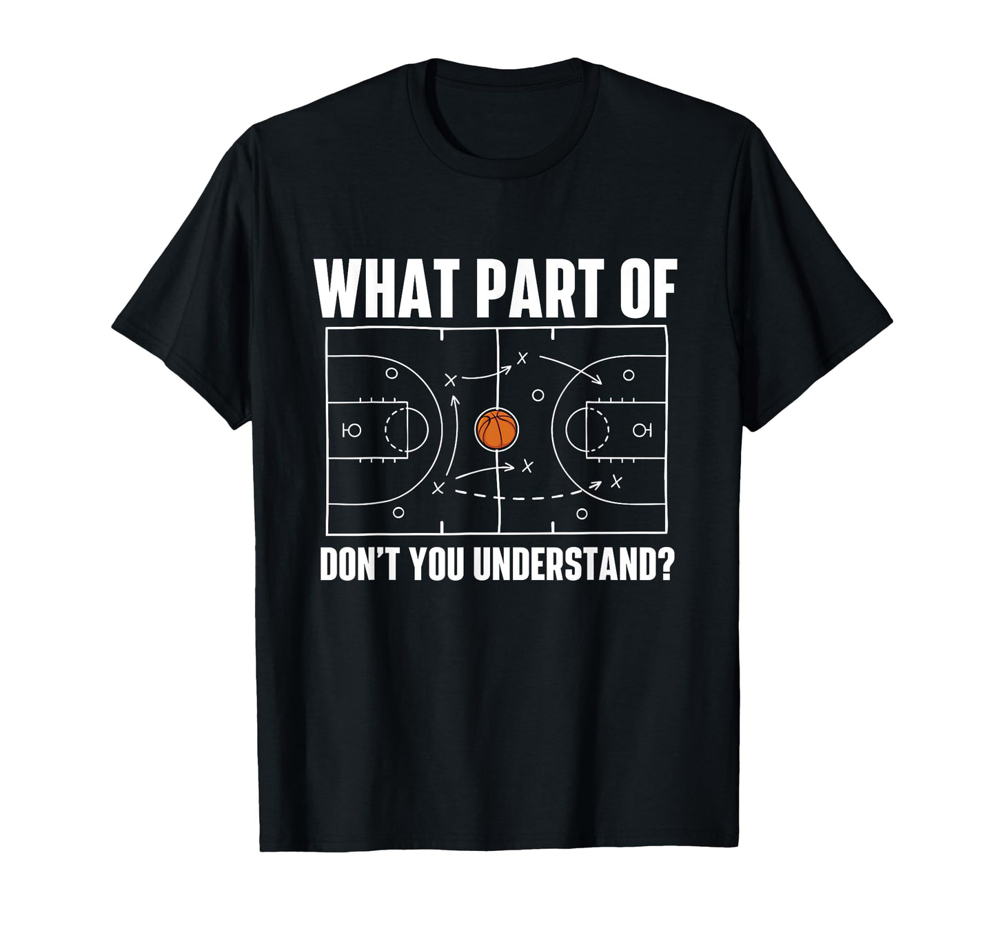 What Part Of Don't You Understand - Basketball Player Fan T-Shirt