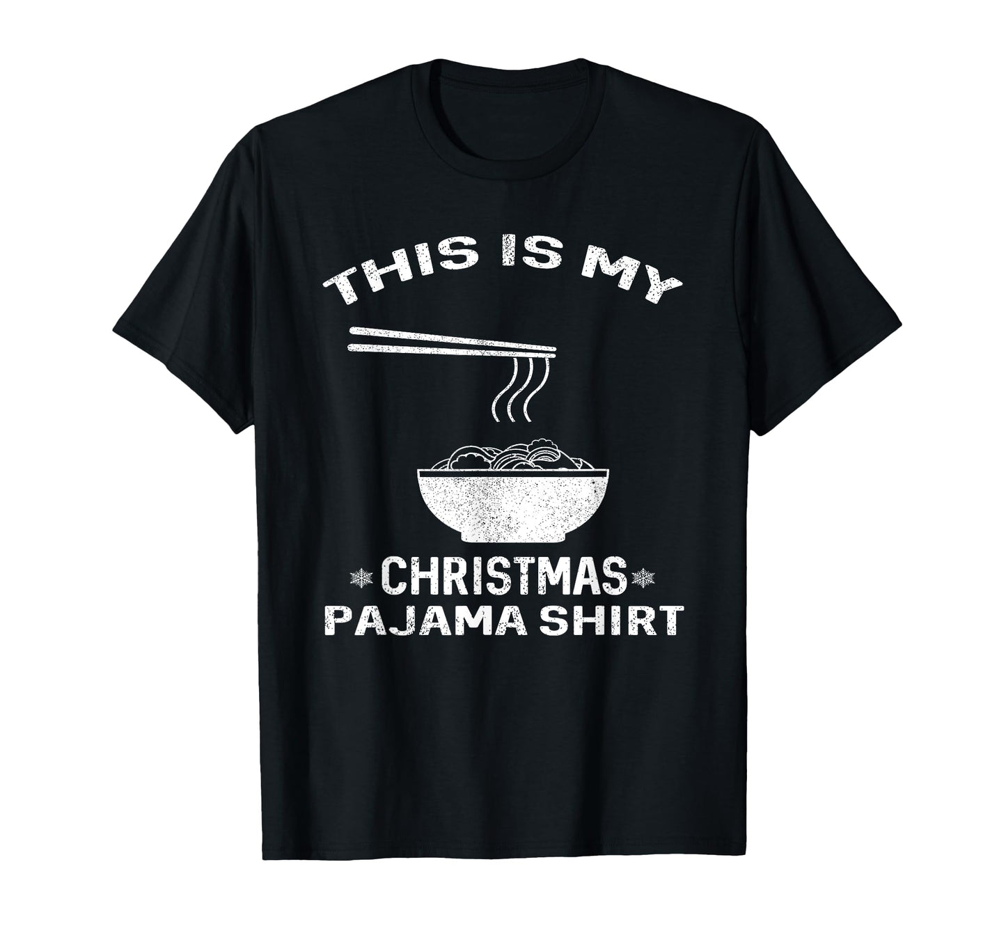 Japanese Ramen Christmas Pajama- Noodles xmas T-Shirt