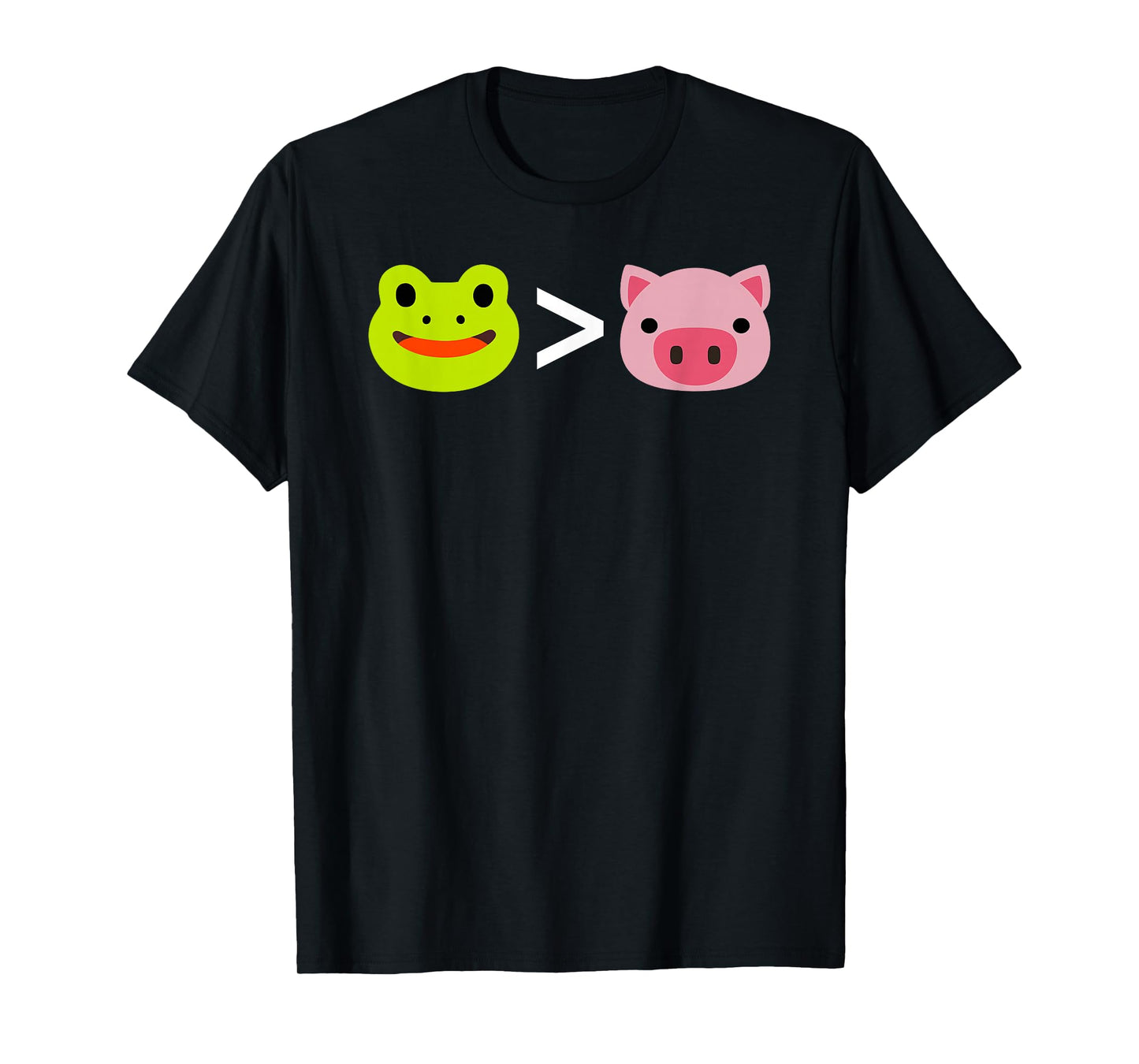 Portland Frog Greater Than Fascist Pig T-Shirt