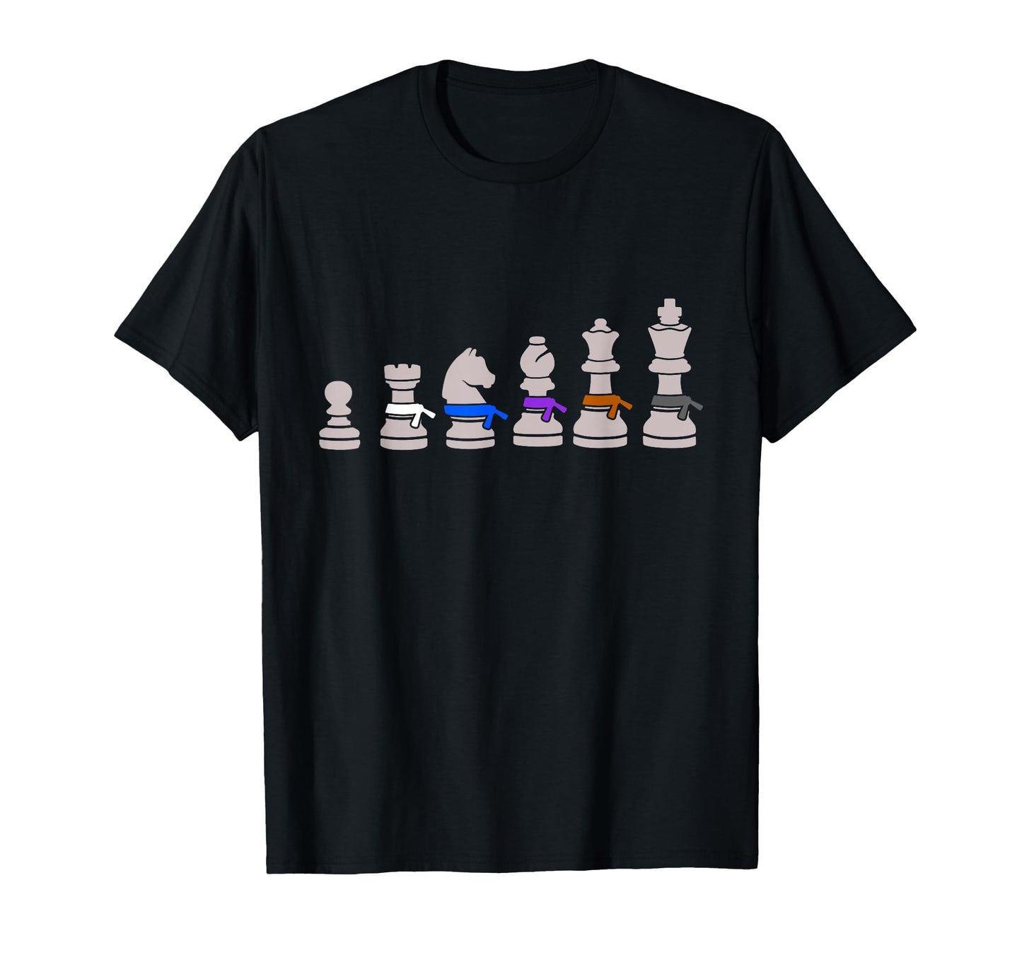 Funny Chess Jujitsu For BJJ Fighter Gift Men Women And Kids T-Shirt