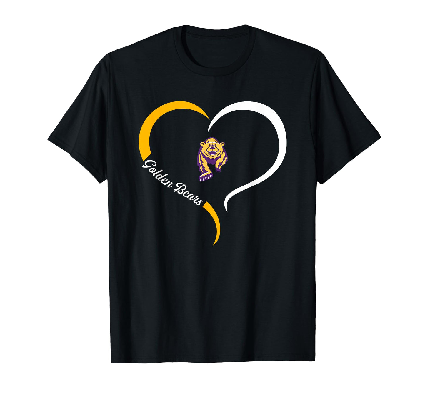 Upper Moreland Golden Bears Logo Half Heart Slogan HS T-Shirt