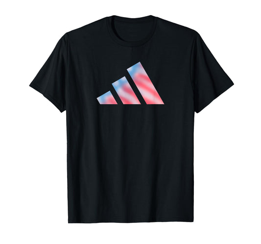 adidas Badge of Sport Americana Three Bar Graphic T-Shirt