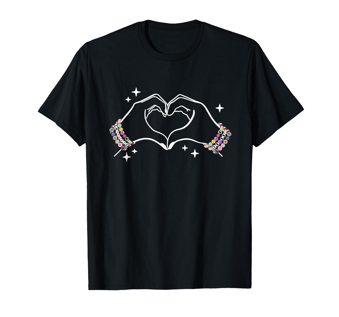 Heart Hands Taylor First Name Friendship Bracelet T-Shirt