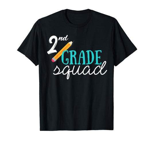 2nd Teacher Team Shirt - Second Grade Squad T-Shirt