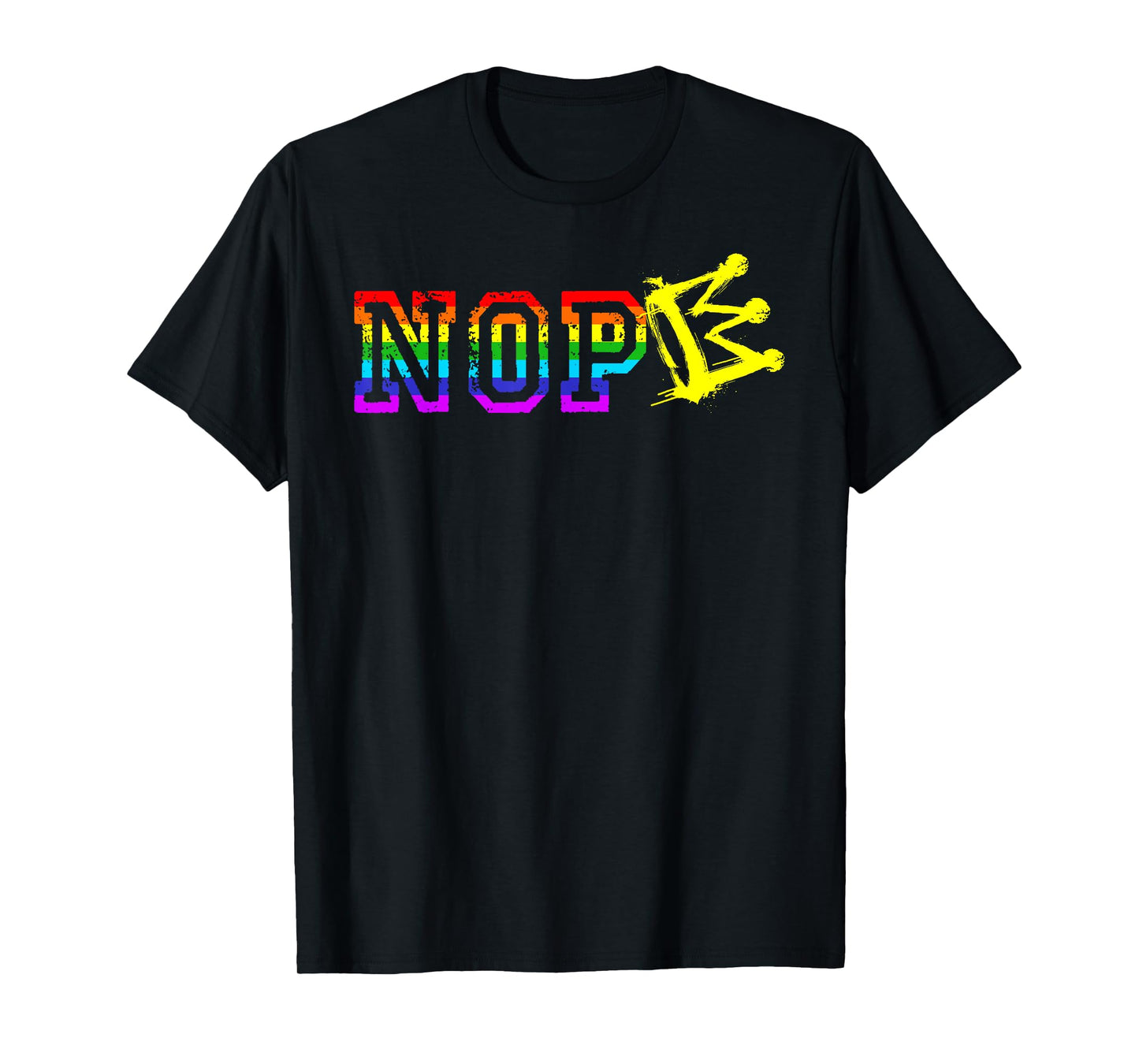 No Kings Protest Sign Vertical LGBTQ Month T-Shirt
