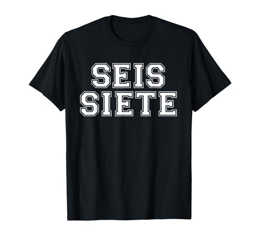 67 Six Seven SEIS Siete Spanish Brainrot Christmas Meme T-Shirt