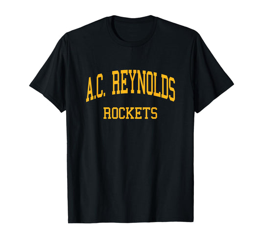 A.C. Reynolds High School HS Asheville NC Retro Sports T-Shirt