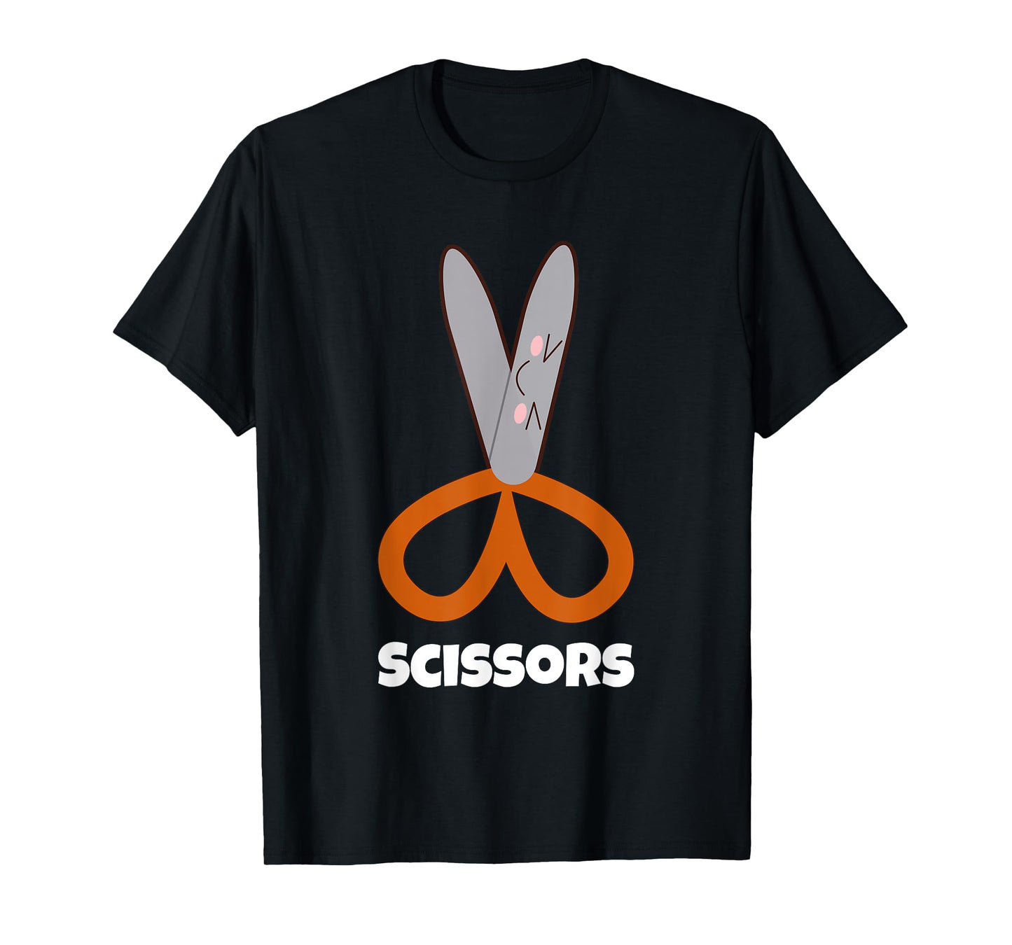 Rock Paper Scissors Shirt Funny Group Halloween Costumes T-Shirt