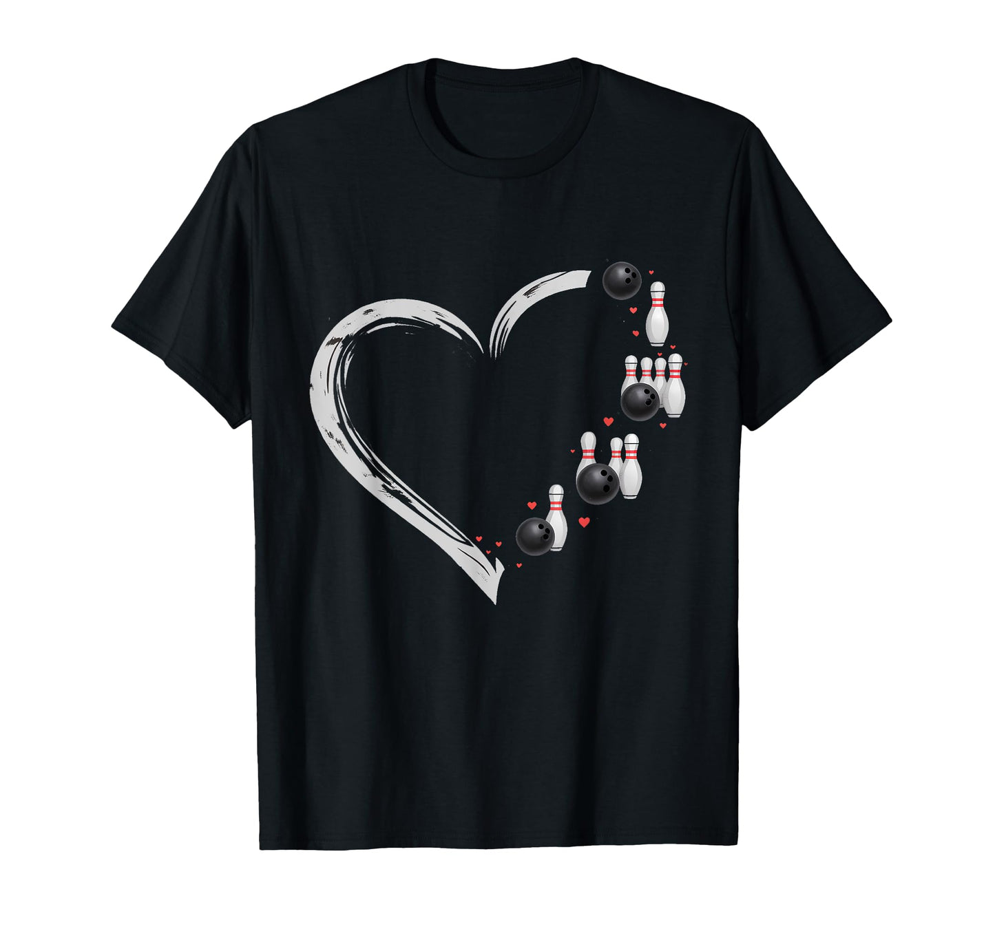 Bowling Shirt Girls Love Team Bowling Vintage T-Shirt