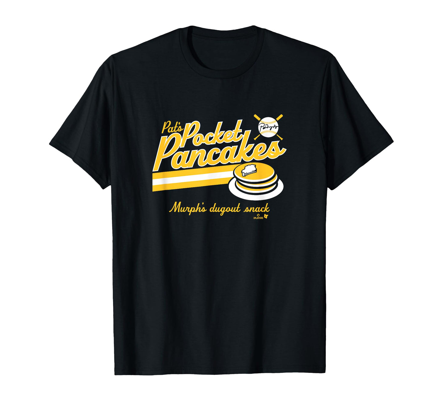 Pat Murphy - Pocket Pancakes (Navy) - Milwaukee Baseball T-Shirt