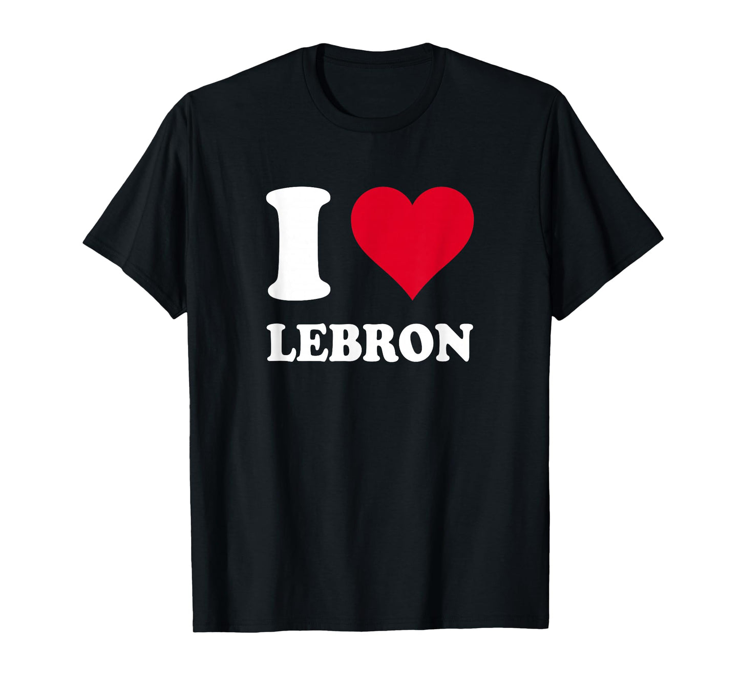 Red Heart I Love Lebron T-Shirt