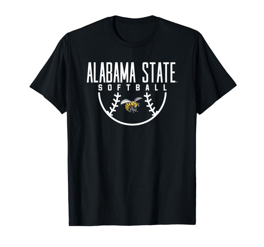 Alabama State University Hornets Softball Arch T-Shirt