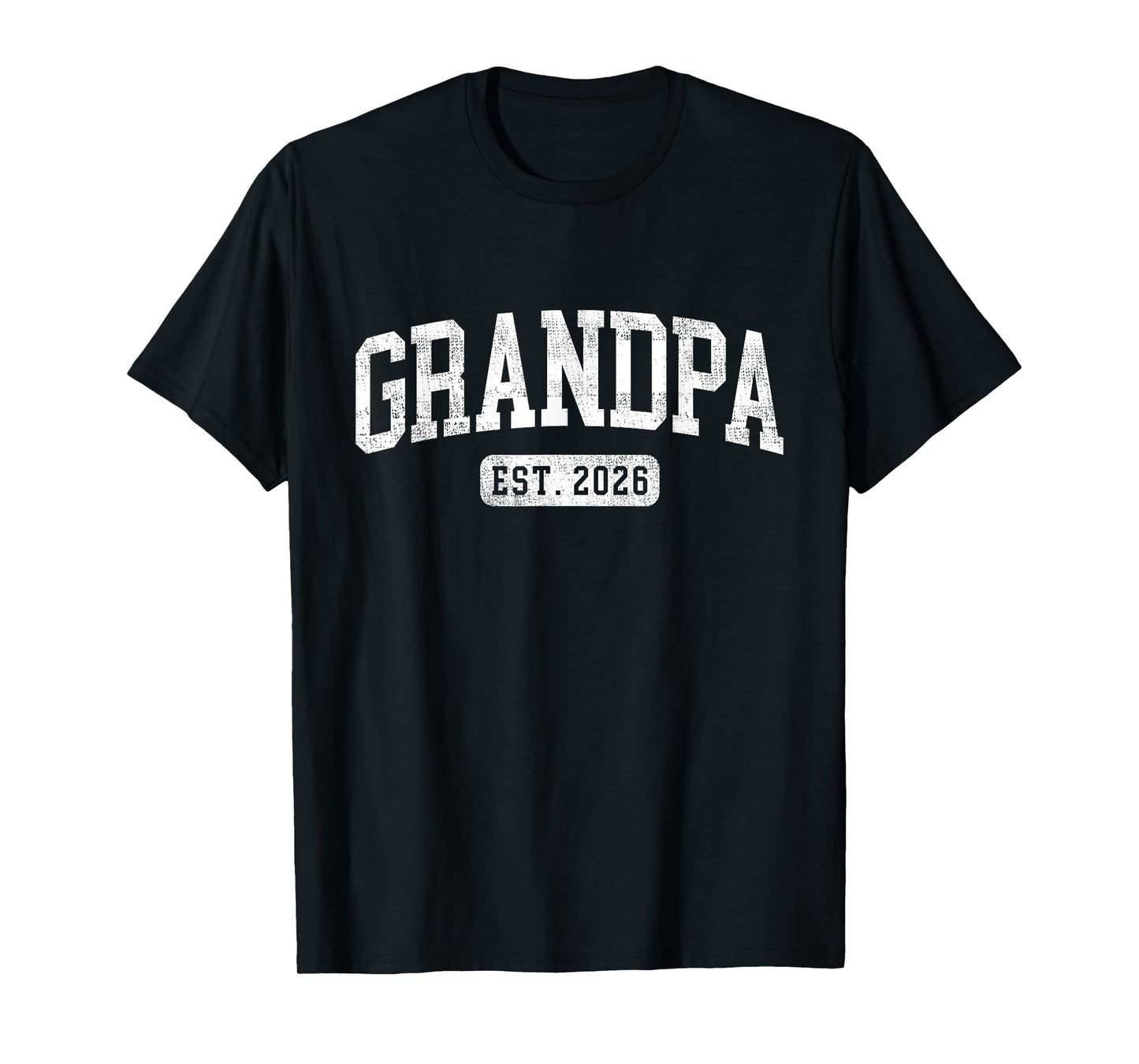 Grandpa Est 2026 Promoted To Grandpa Announcement T-Shirt