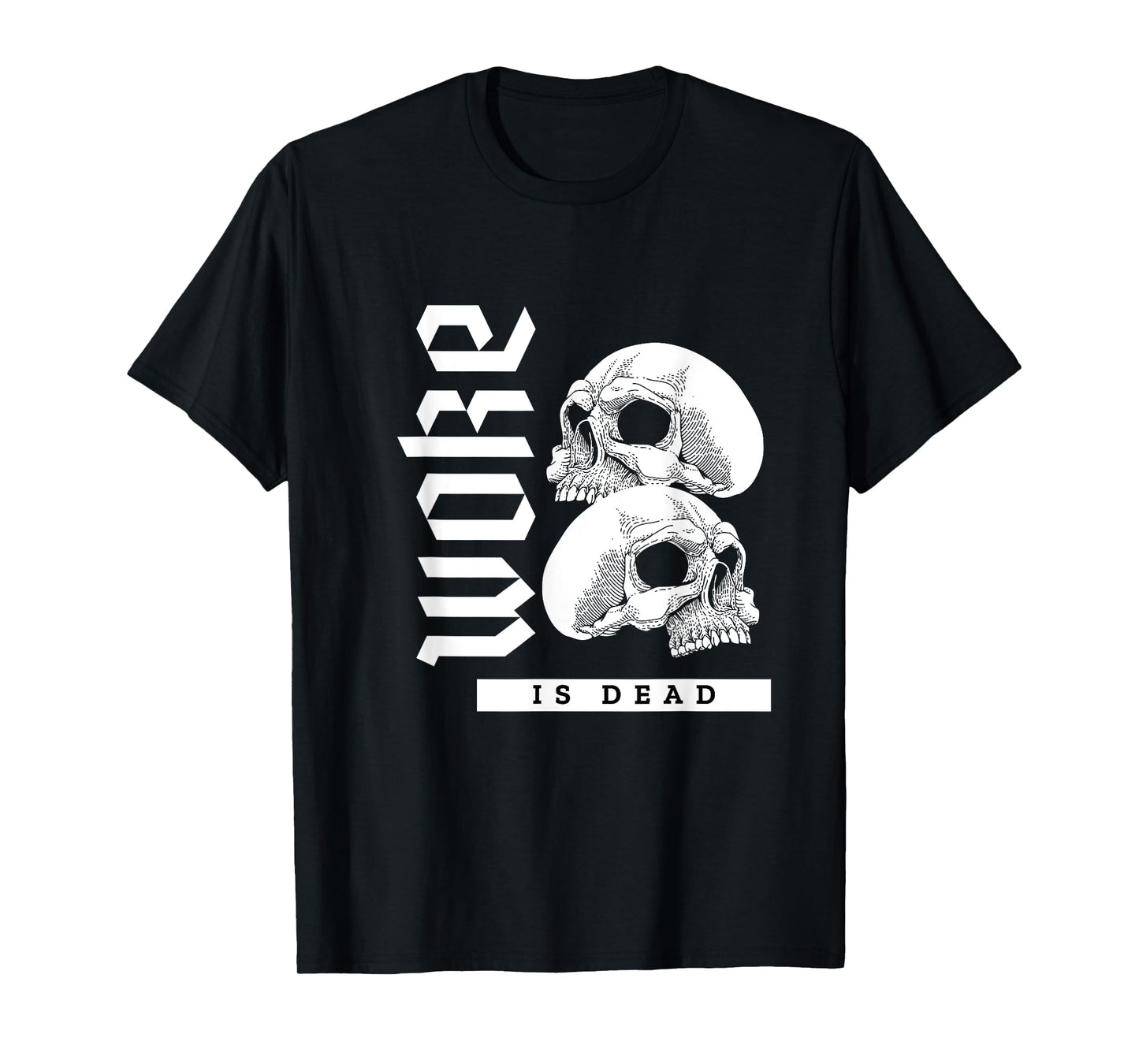 Woke is Dead Bold Statement for Activists Skull Trendy 2025 T-Shirt