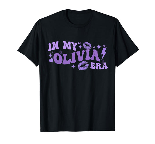 Groovy In My Olivia Era For Men Women Kids Funny Saying Tee T-Shirt