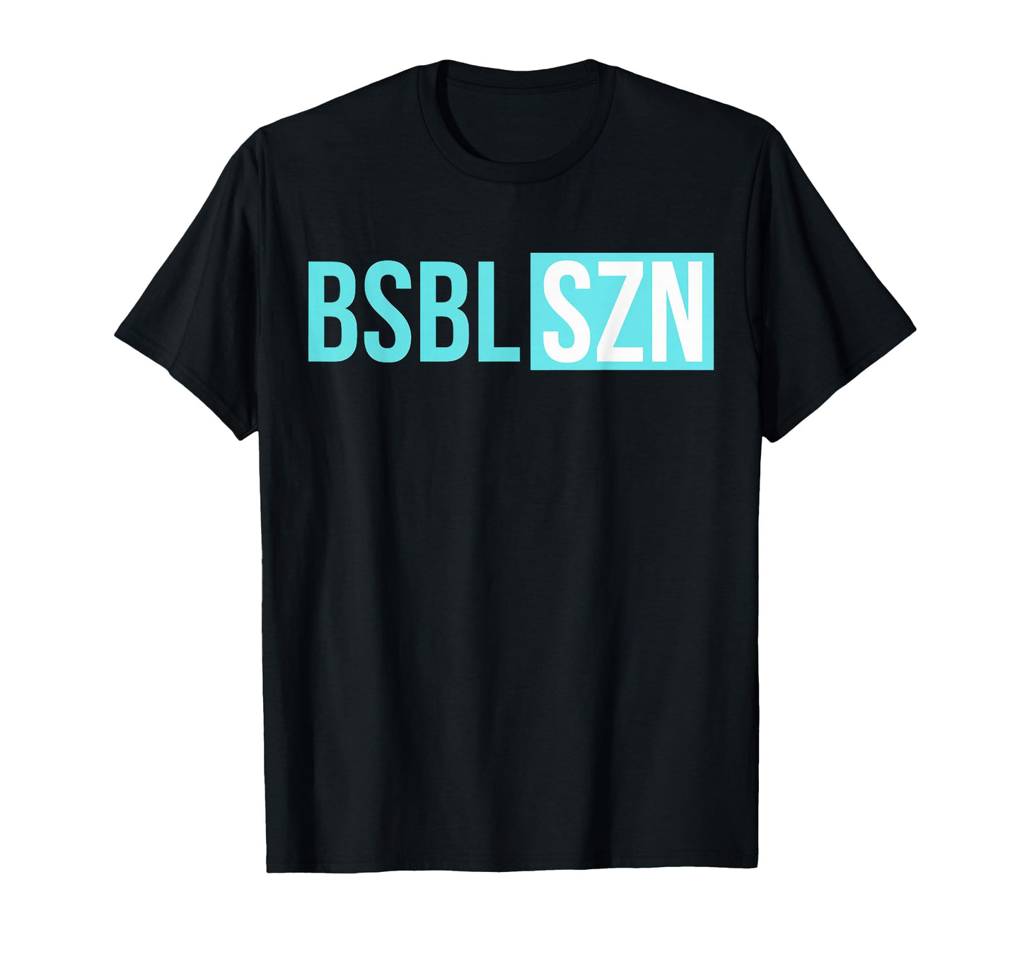 BSBL SZN Baseball Season Game Day Boys Girls Youth T-Shirt