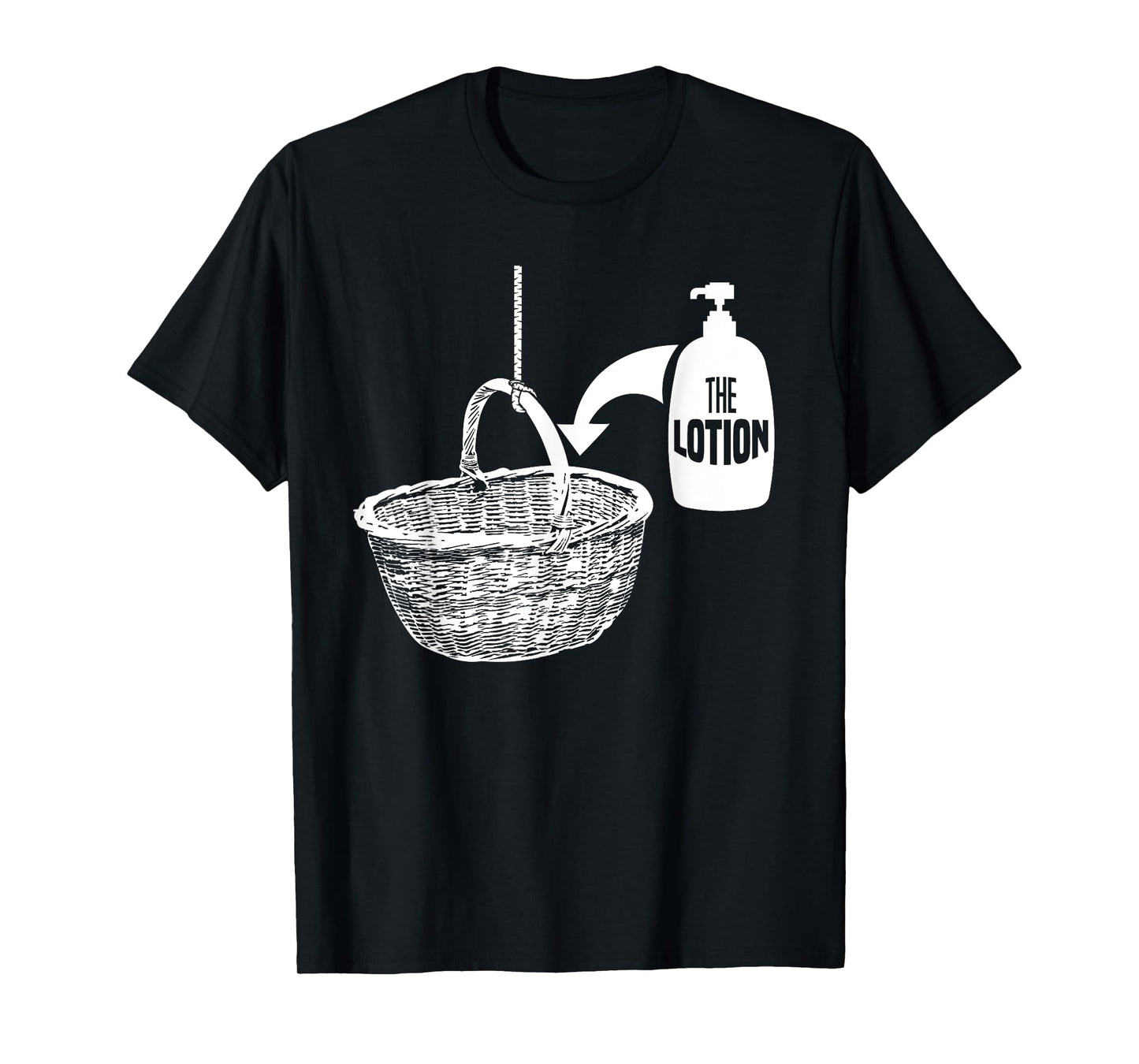 Put the Lotion in the Basket Creepy Halloween Torture T-Shirt