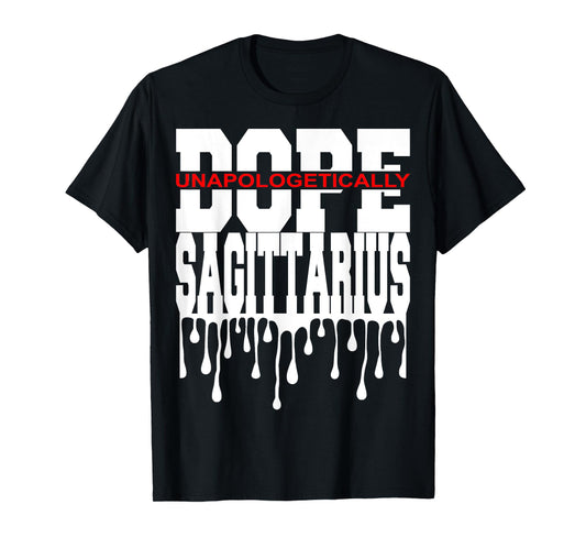 Dope Queen King Graphic Decor Sagittarius Astrology Zodiac T-Shirt