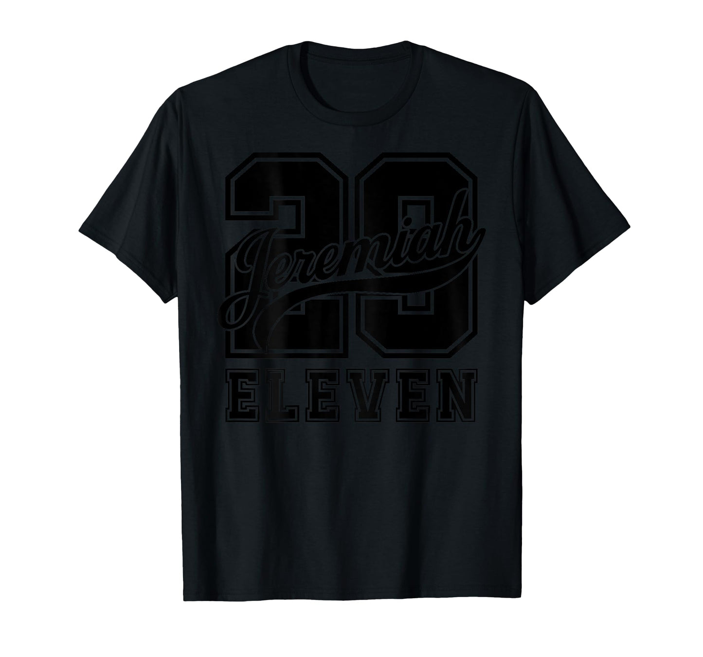 Bible Verse Jeremiah 29:11 Jersey Look Christian T-Shirt