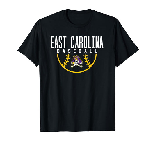 East Carolina University ECU Pirates Baseball Arch T-Shirt
