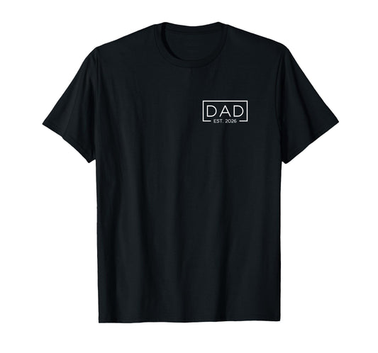 Dad Est. 2026 Logo Father 2026 loading New Dad 2026 T-Shirt