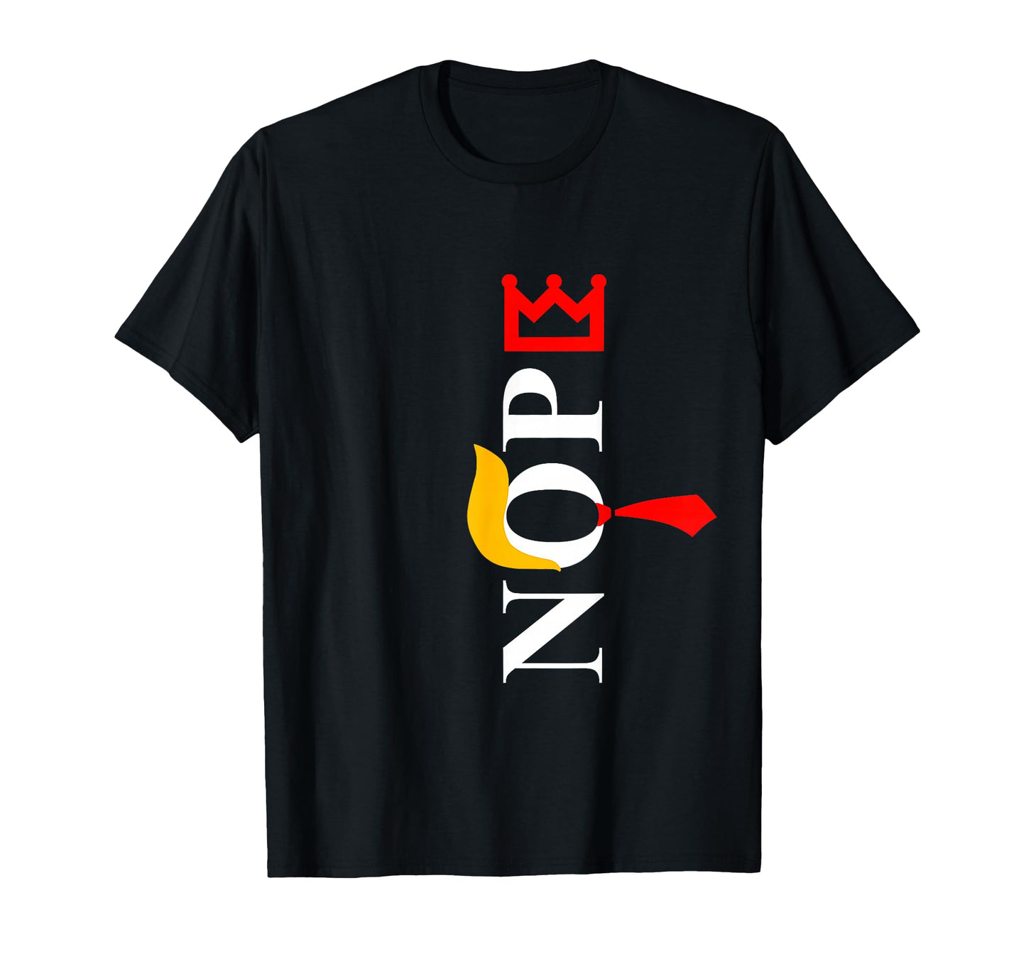No Kings Protest Sign Vertical T-Shirt