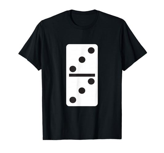 Double Three Dominoes Halloween Costume Domino Game T-Shirt