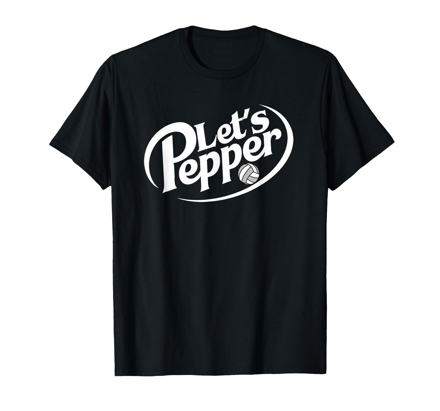 Volleyball Let's Pepper Practice Term Game Day T-Shirt