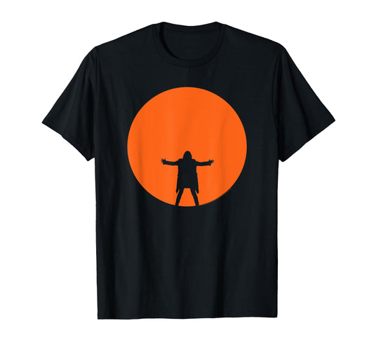 David Gilmour Luck and Strange in Concert Orange Moon T-Shirt