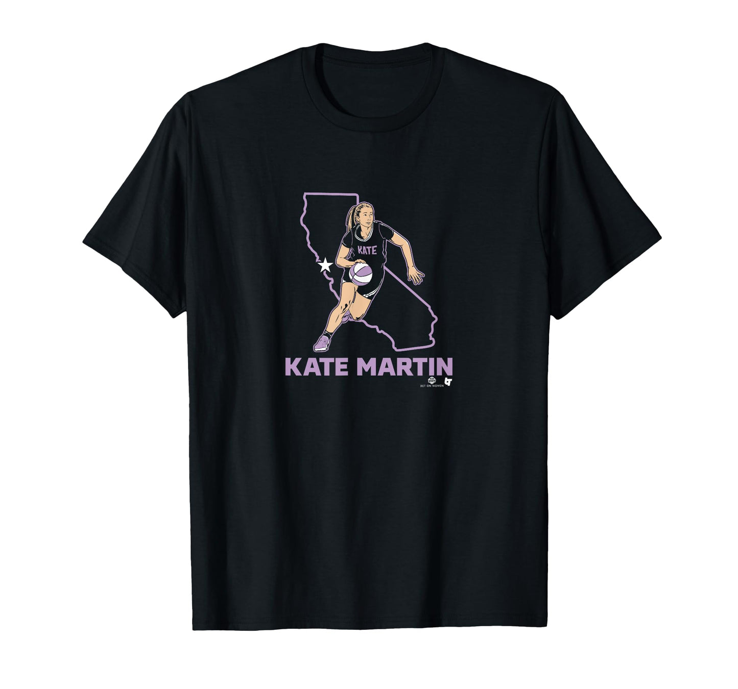 Kate Martin - State Star - Golden State Women's Basketball T-Shirt
