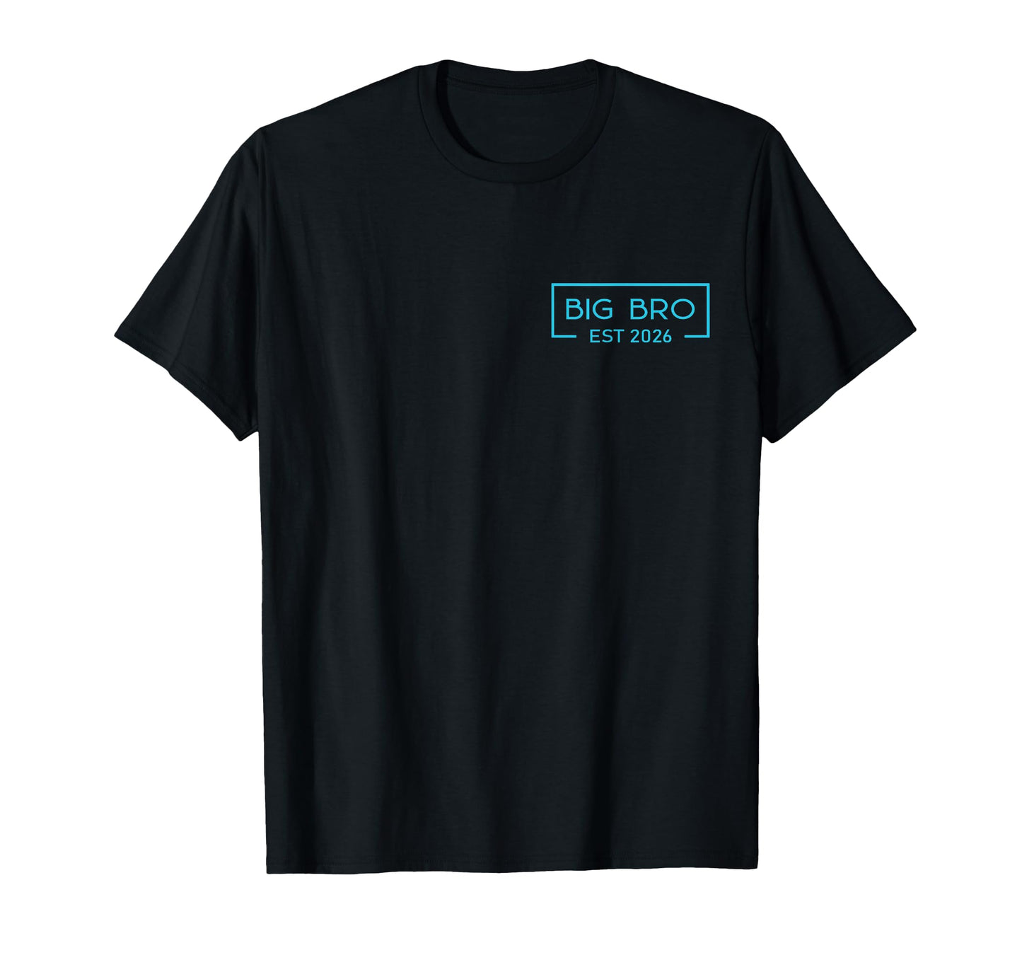 Promoted to Big Brother Est. 2026 Baby Announcement T-Shirt
