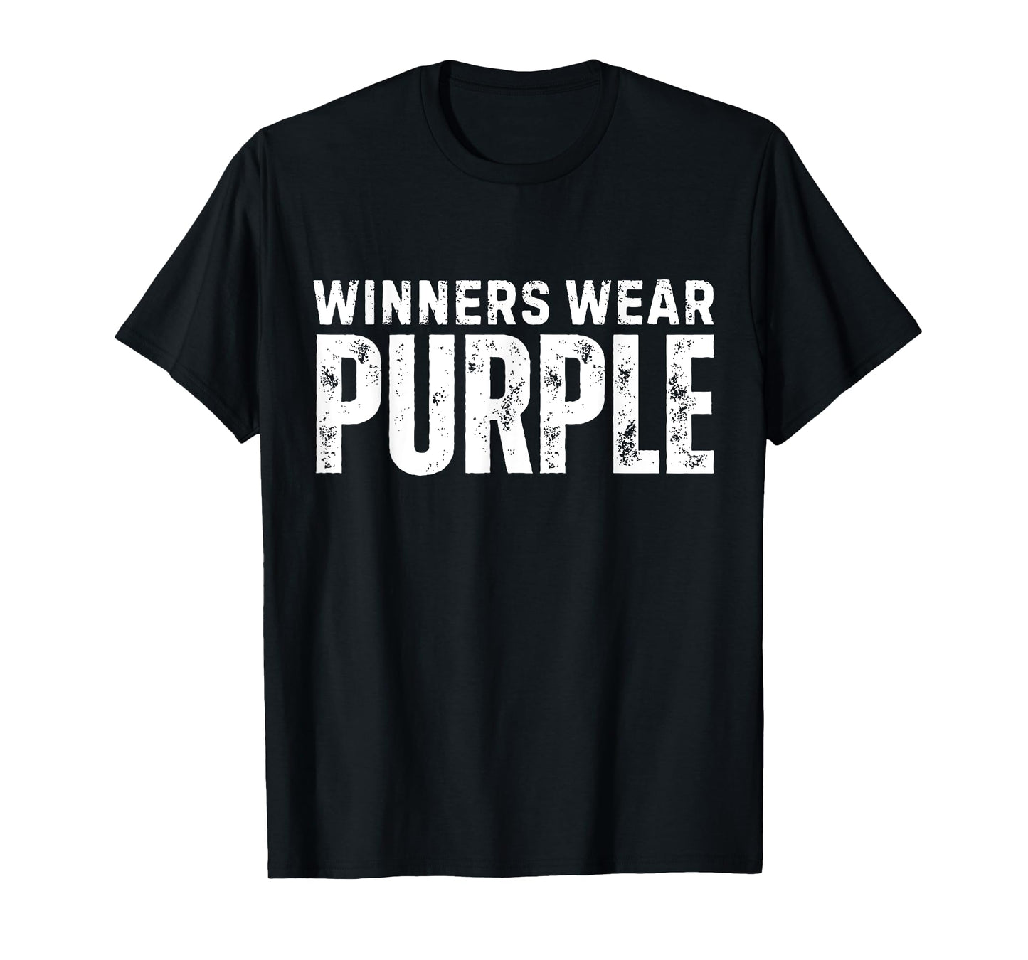 Winners Wear Purple Spirit Wear Team Game Color War Camp T-Shirt