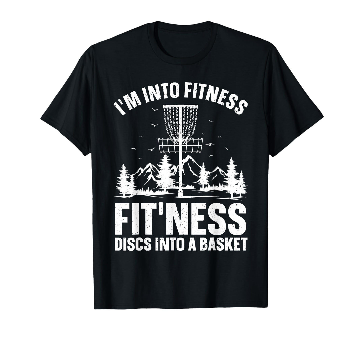 Disc Golf Art For Men Women Disc Golfer Player Disc Golf T-Shirt