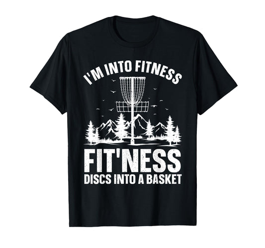 Disc Golf Art For Men Women Disc Golfer Player Disc Golf T-Shirt