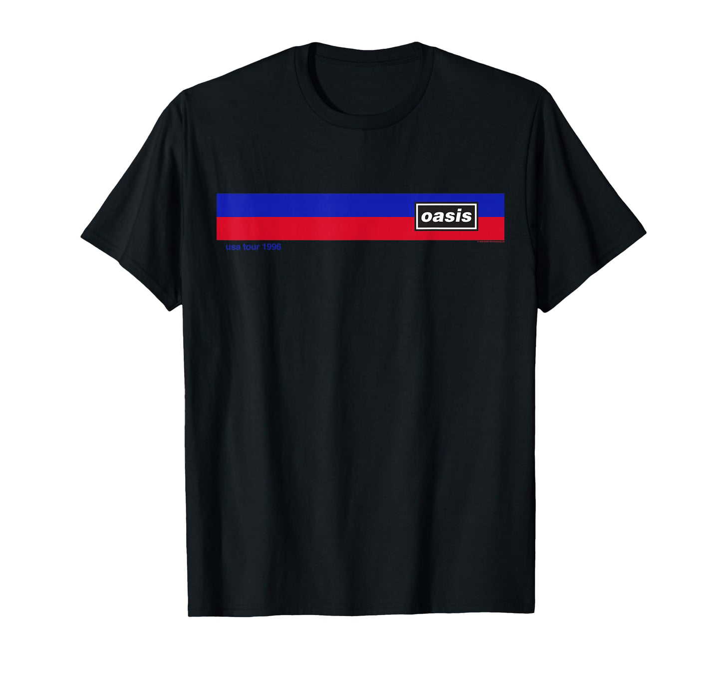 Oasis – Amazon Exclusive Vintage USA Tour 1996 Black T-Shirt