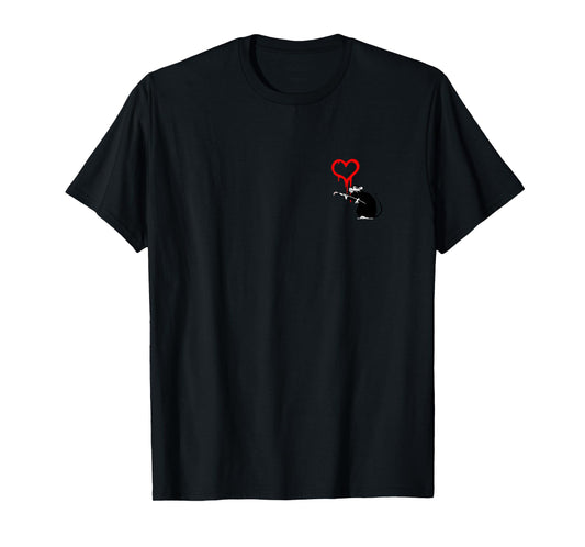 APOH Valentines Banksy Love Rat PAPL2172 T-Shirt