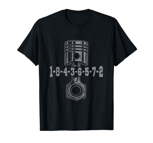 18436572 Firing Order Small Block Engine V8 Big Block T-Shirt