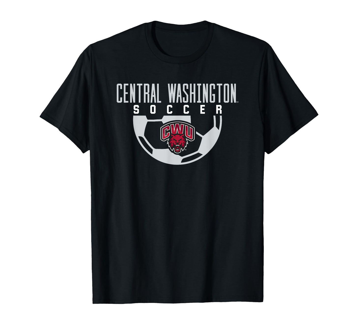 Central Washington University Wildcats Soccer Arch T-Shirt