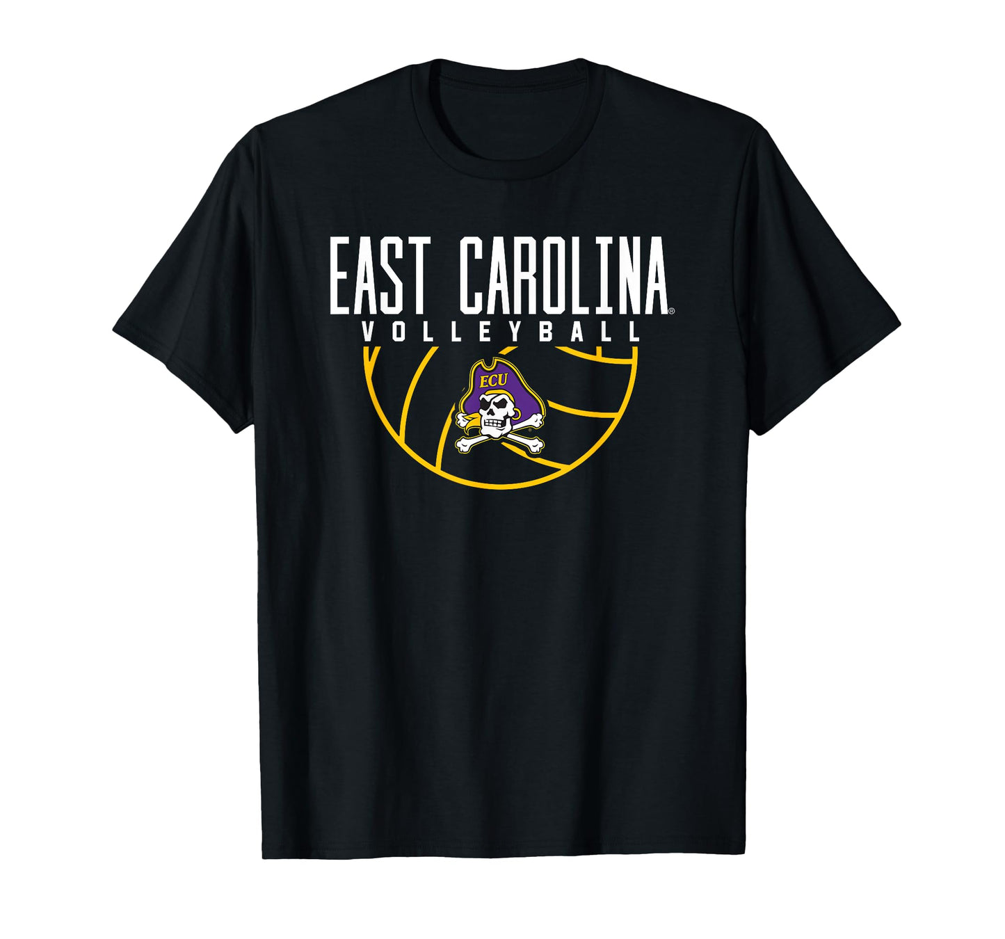 East Carolina University ECU Pirates Volleyball Arch T-Shirt